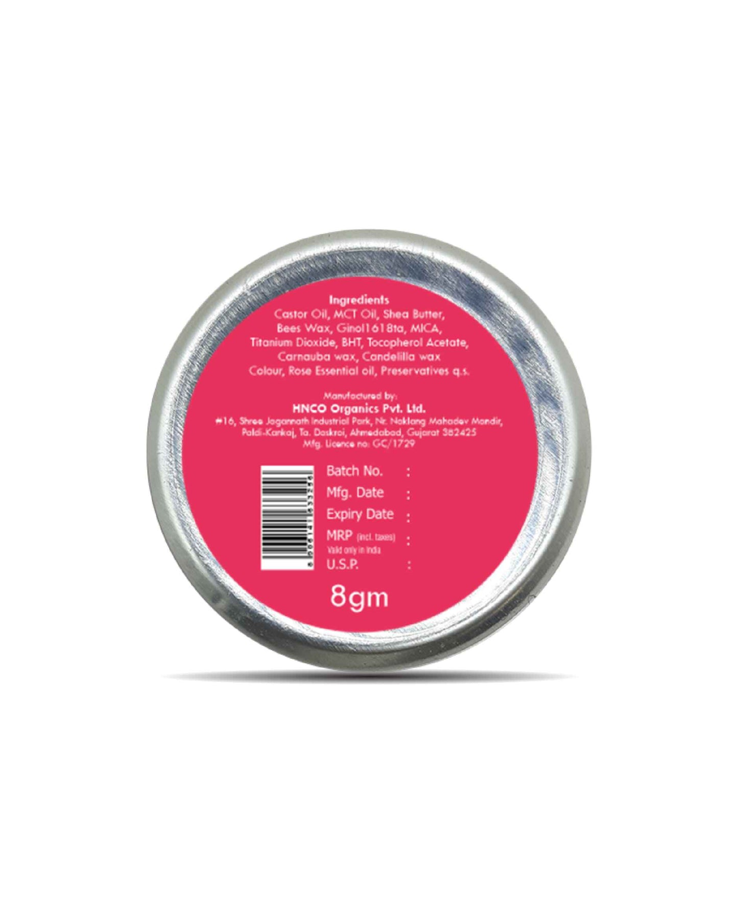 Korus Essential Rose Lip & Cheek Tint Balm - 8 Grams