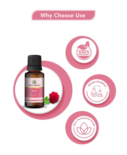 Korus Essential Rose Essential Oil - 15ml - HNW GLOBAL