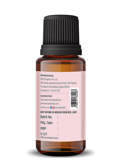 Rose Essential Oil - 15ml By Korus Essential