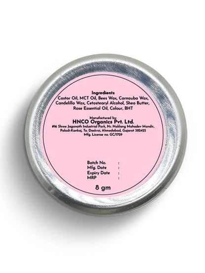 Rose Lip Balm with Shea Butter - 8 Grams