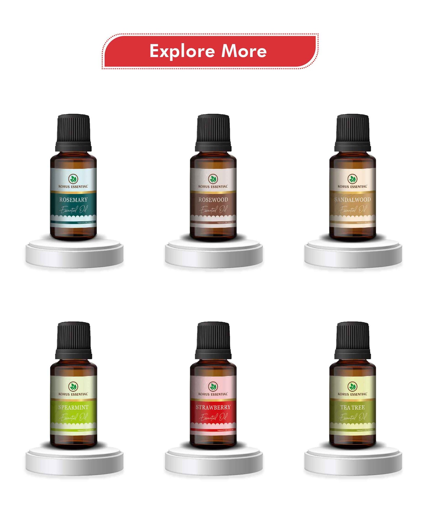 Korus Essential Rosehip Essential Oil - 15ml - HNW GLOBAL