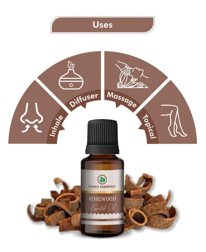 Korus Essential Rosewood Essential Oil - 15ml - HNW GLOBAL