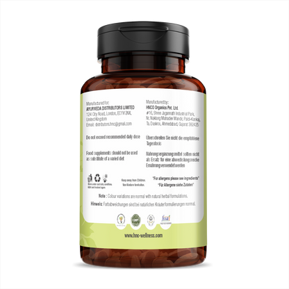 H&C Senna Leaves Caplets 750mg - Natural Laxative Supplement for Digestive Health - 150 Count