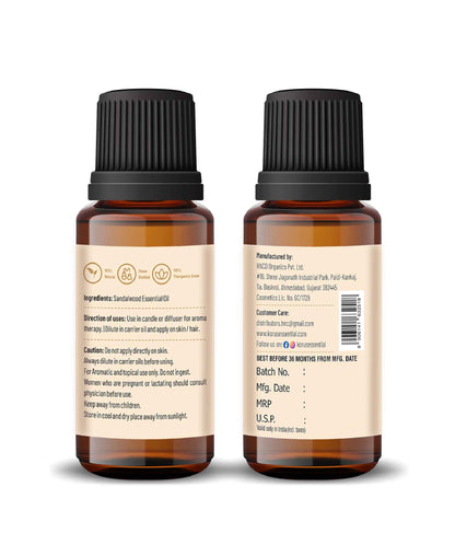 Korus Essential Sandalwood Essential Oil - 15ml - HNW GLOBAL