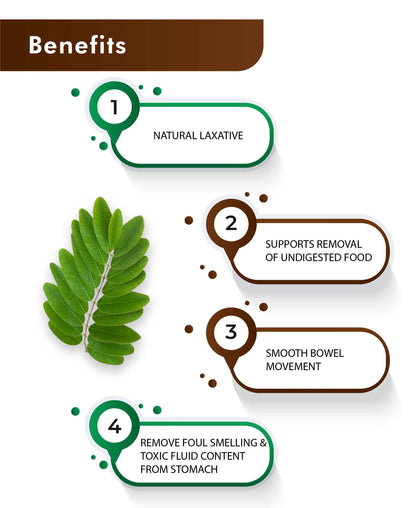 H&C Senna Tablet - 350mg , 60 Count - HNW GLOBAL