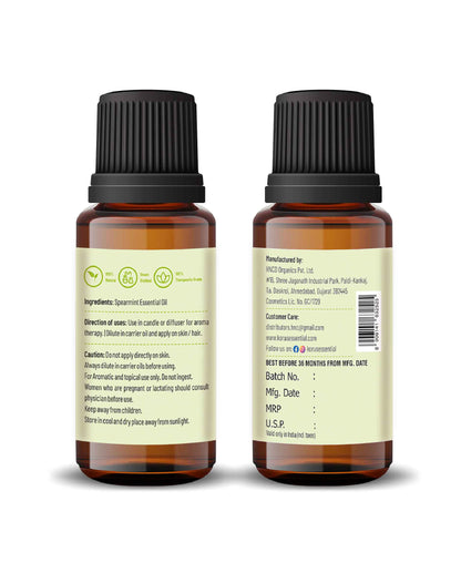 Korus Essential Spearmint Essential Oil - 15ml - HNW GLOBAL
