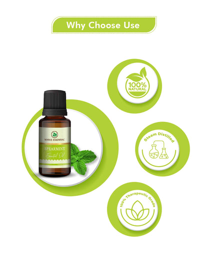 Korus Essential Spearmint Essential Oil - 15ml - HNW GLOBAL