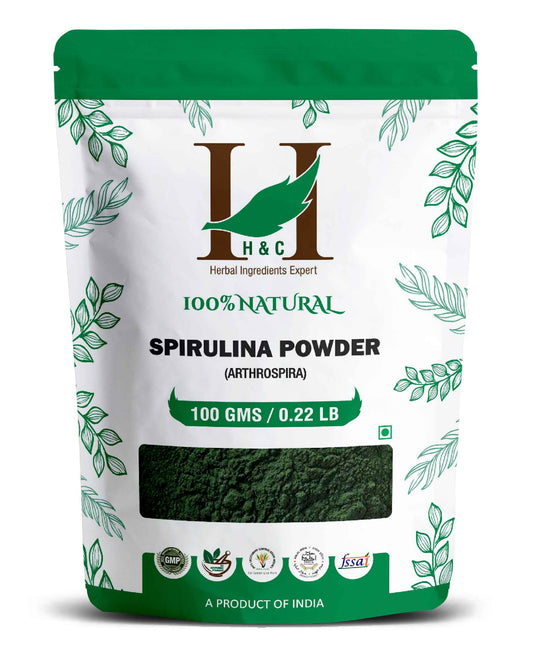 H&C Natural Spirulina Powder - 100gm
