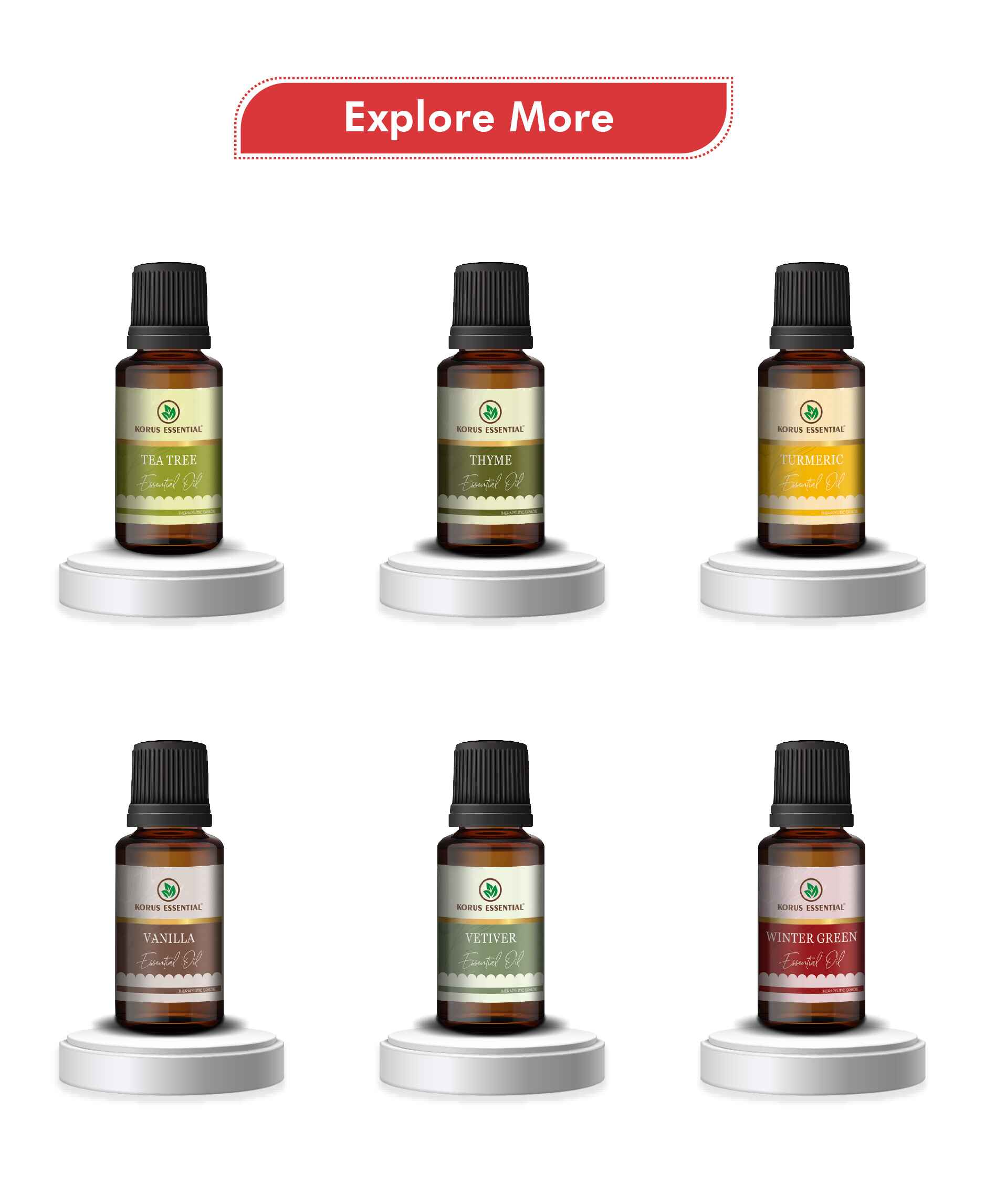 Korus Essential Strawberry Essential Oil - 15ml - HNW GLOBAL