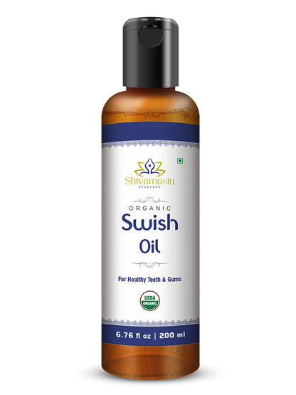 Organic Swish Oil 200 ml - 6.76 fl oz By Shivamastu