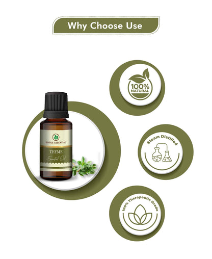 Korus Essential Thyme Essential Oil - 15ml - HNW GLOBAL