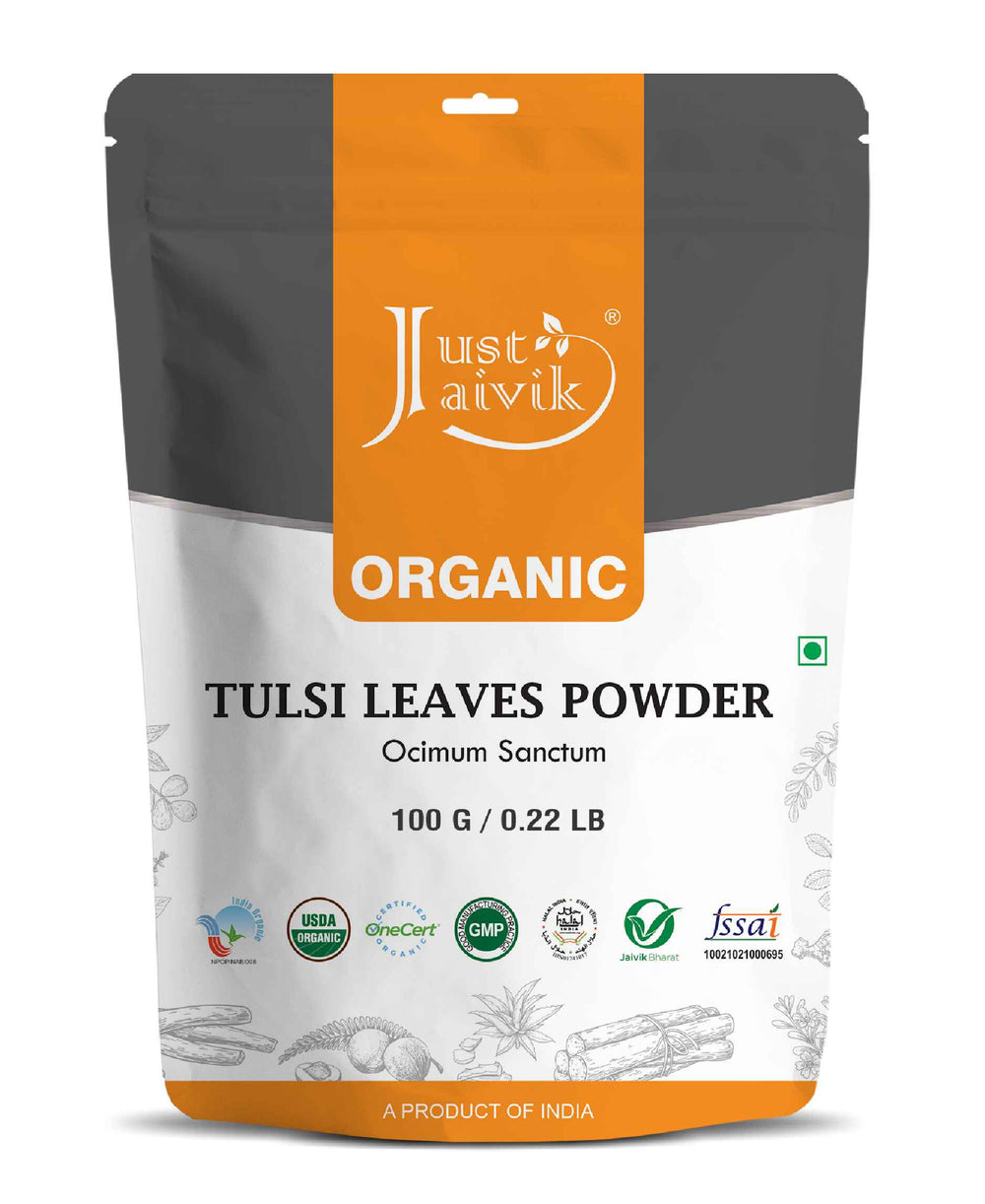 Just Jaivik Organic Tulsi Powder - 100gm - HNW GLOBAL