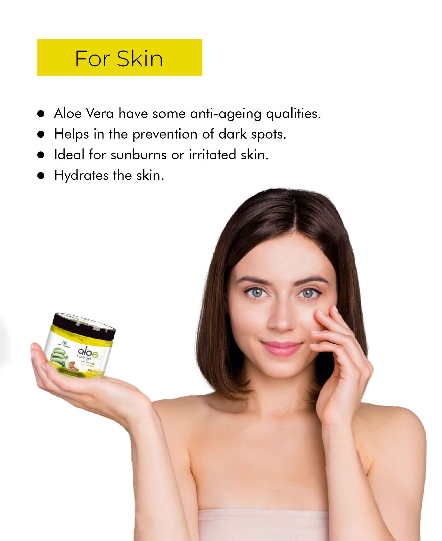 Korus Essential Aloe Vera Gel with Turmeric and Vitamin E - 200g Pack - HNW GLOBAL