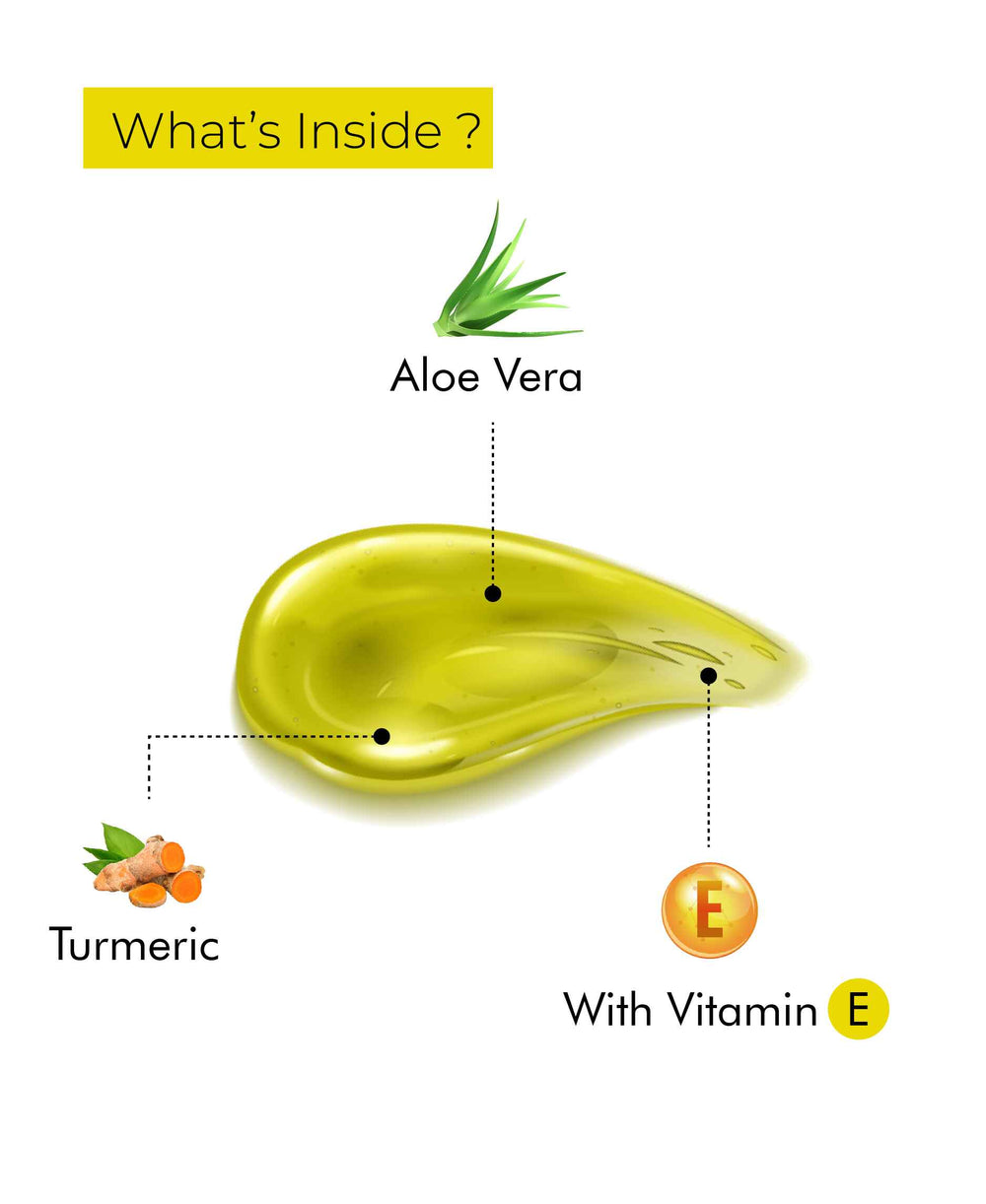 Korus Essential Aloe Vera Gel with Turmeric and Vitamin E - 200g Pack - HNW GLOBAL
