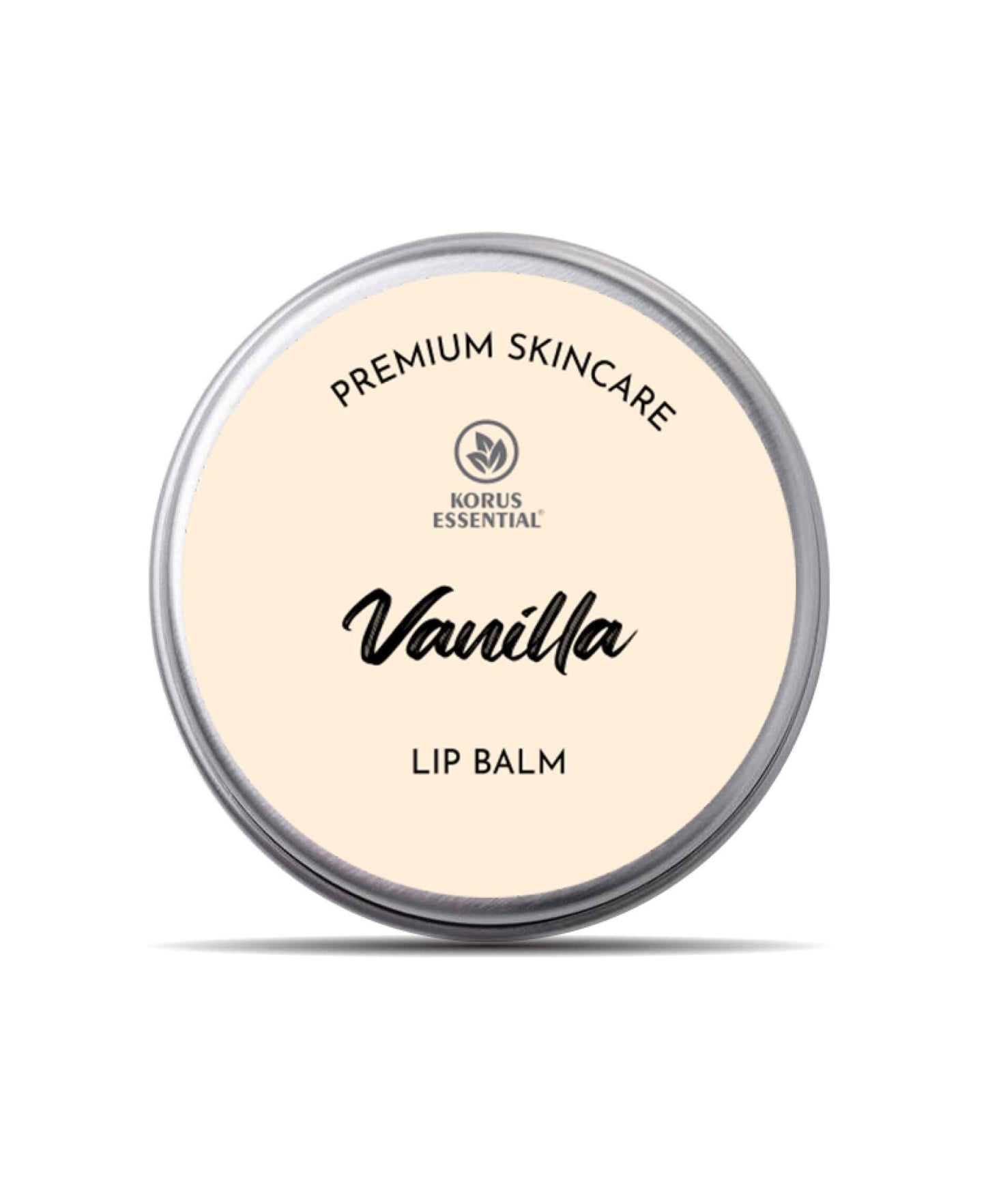 Korus Essential Vanilla Lip Balm with Shea Butter  - 8 Grams - HNW GLOBAL