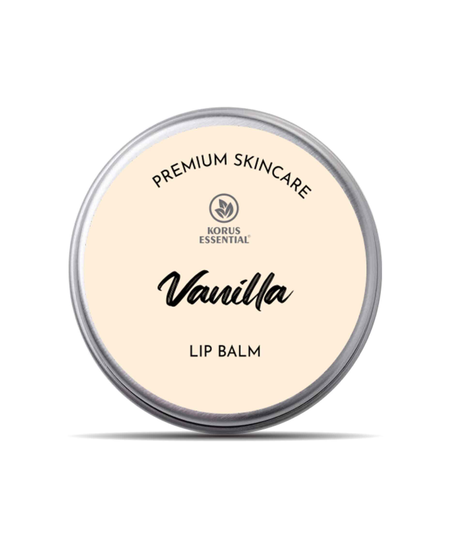 Korus Essential Vanilla Lip Balm with Shea Butter  - 8 Grams - HNW GLOBAL