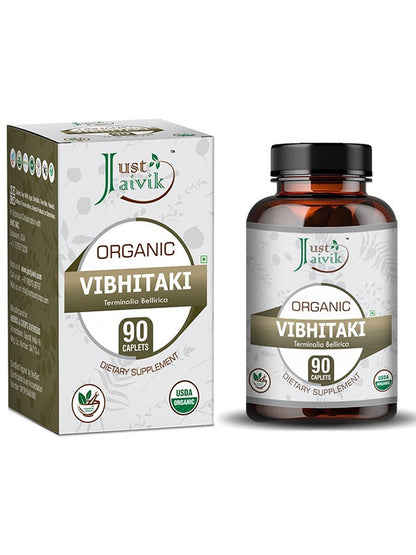 Organic Vibhitaki Caplet - 750mg, 90 count