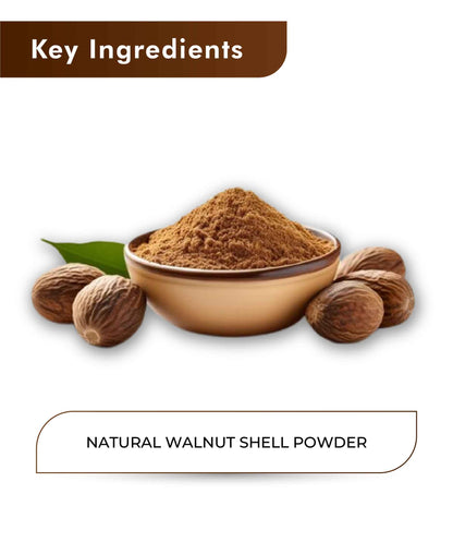 H&C Natural Walnut Shell Powder - 100gm - HNW GLOBAL