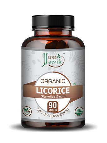 Organic Licorice Caplet - 750mg, 90 count